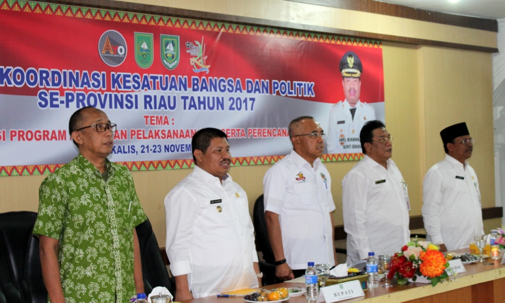 Amril Berharap Rakor Kesbangpol Riau untuk Persamaan Persepsi